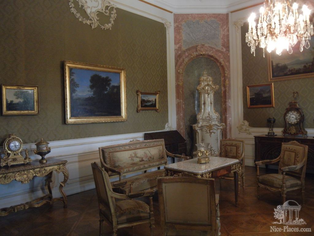 Рабочий кабинет в замке - Замок Фертёд - венгерский Версаль